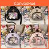 Cartoon Capybara Transparent Shoulder Bag Backpack Adjustable Shoulder Strap