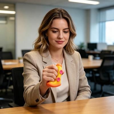 Peynirli Pizza Dilimi Sıkma Oyuncak Stres Giderici Mini Pizza Duyusal Oyuncak Ev Ofis Çalışanı Yumuşak Esnek Simülasyon Yiyecek Fidget Oyuncak