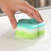 Multi-functional Sponge Brush Dishes Washing Kitchen Eraser Bathroom Cleaning Tools