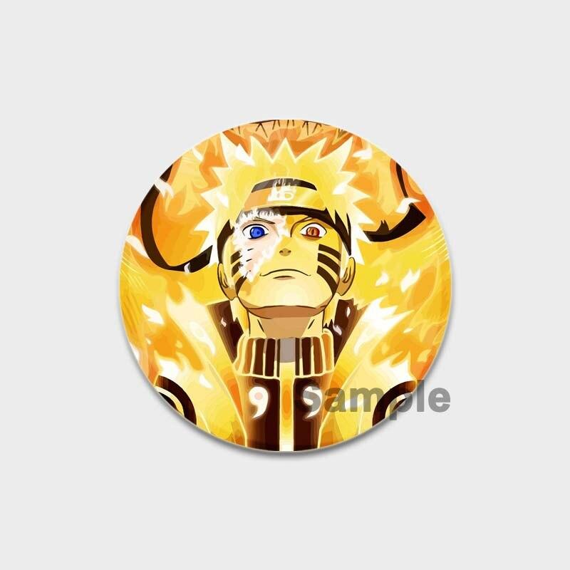 58MM 58mm Anime Figur Pins Cosplay Tegneserie Blikkmerker Manga Perifer mote Smykker Tilbehør Vifter Gaver Klesveske Dekor