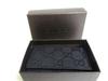 Autentické GUCCI GG černé plátno a kůže 6 Pics Key Chain #a438 Refurbished