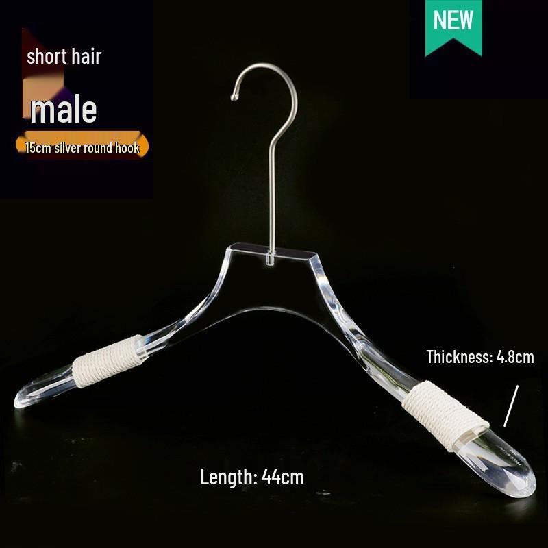 Acrylic Non-slip Hangers for Children's, Men's, and Women's Clothing
