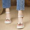 Fashion Rivet Block Heels Platform Summer 2024 Footwear Open Toe Chunky Sandals for Woman Wedge Waterproof Womens Shoes Designer Sale