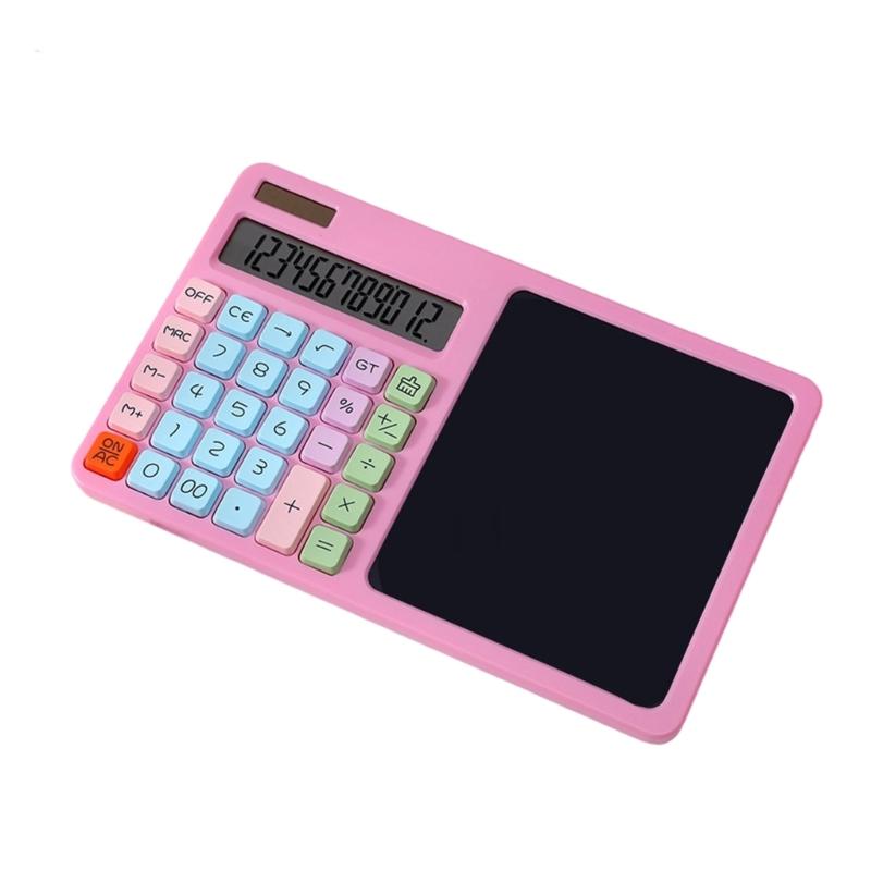 Desktop Calculator with 12 Digit Large LCD Display Mini Calculator Standard Function for Office Home School Table