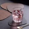 Faux Leather Table Mats And Coasters Set 6 Piece Heat Resistant Waterproof Dining Table Decor For Home Restaurants