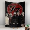 Tapestry Foo Fighters Band Members Photo Dot Art Rock Group Poster Wall Hanging for Alternative Rock Fan Room Decor