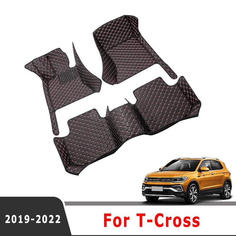 

Для T-Cross Tcross 2022 2021 2020 2019 Автомобильные коврики Коврики Запчасти Чехлы Авто Аксессуары для интерьера Коврики для ног для Volkswagen