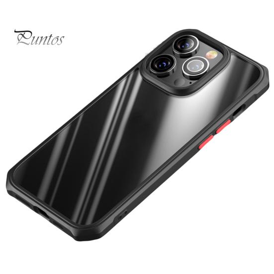 

Mobile Phone Case Transparent Drop-proof Anti-slip Full Protection Clear Phone Back Cover Full Body Protector for iPhone 14/14 Pro/14 Max/14 Pro Max C чёрный