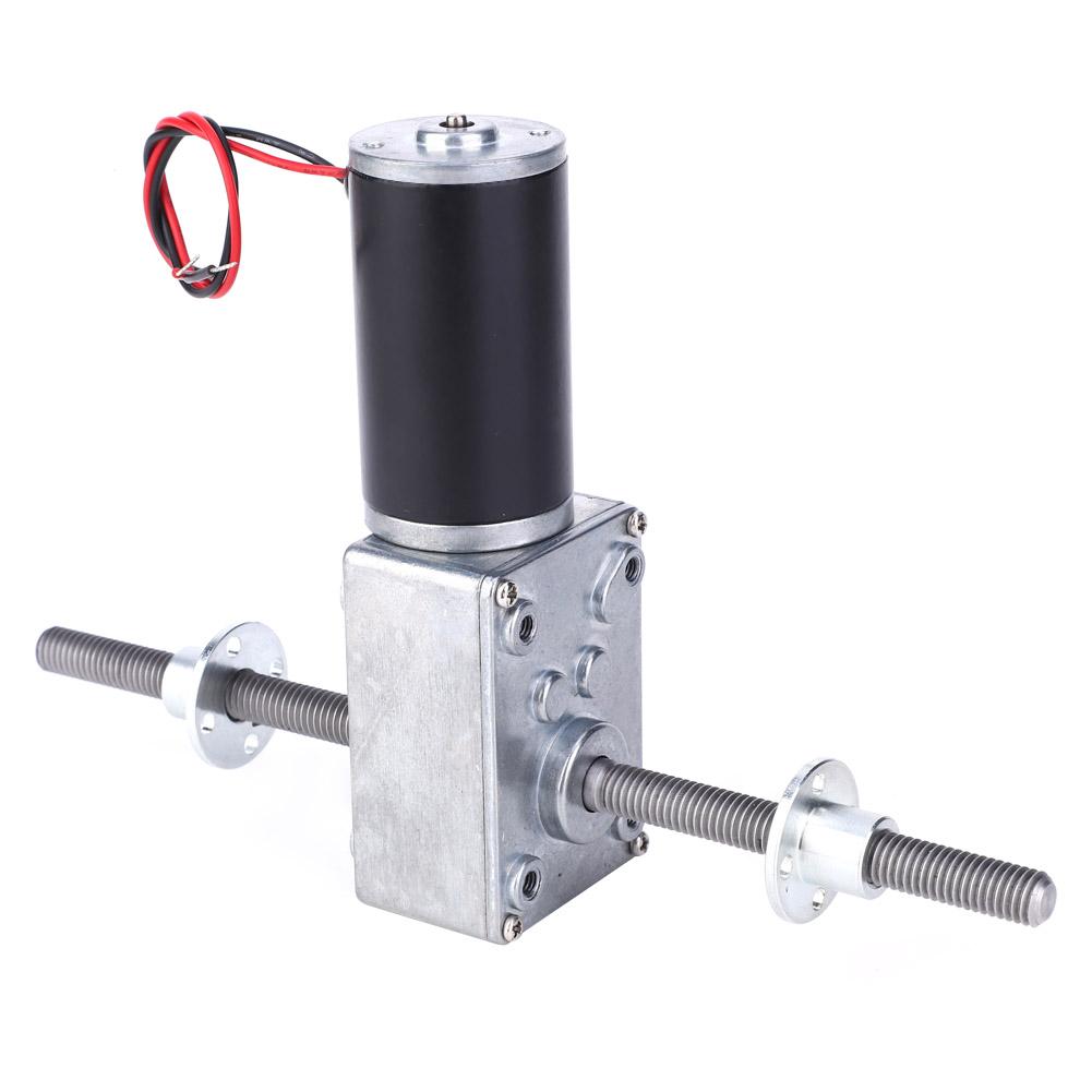 Šnekový motor Pravý a levý koaxiální hřídel M8 Motor 2480 s přírubou Převodový poměr 17