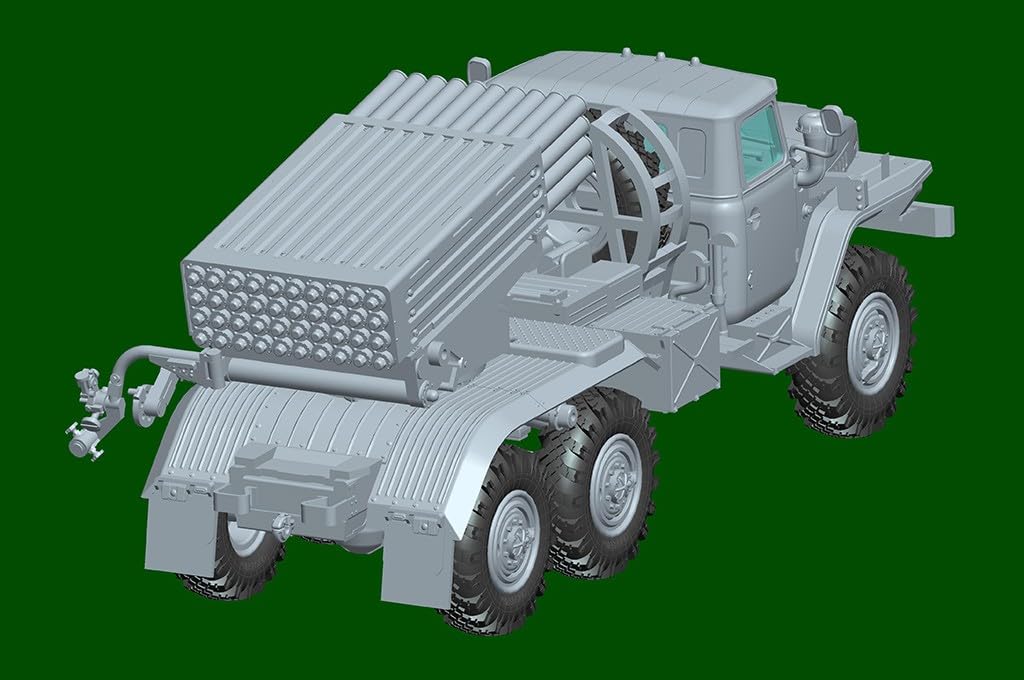 Hobby Boss 1/72 Fighting Vehicle Series Russian BM-21 Grad Self-Propelled Multiple Rocket Launcher, Late Model, 82932