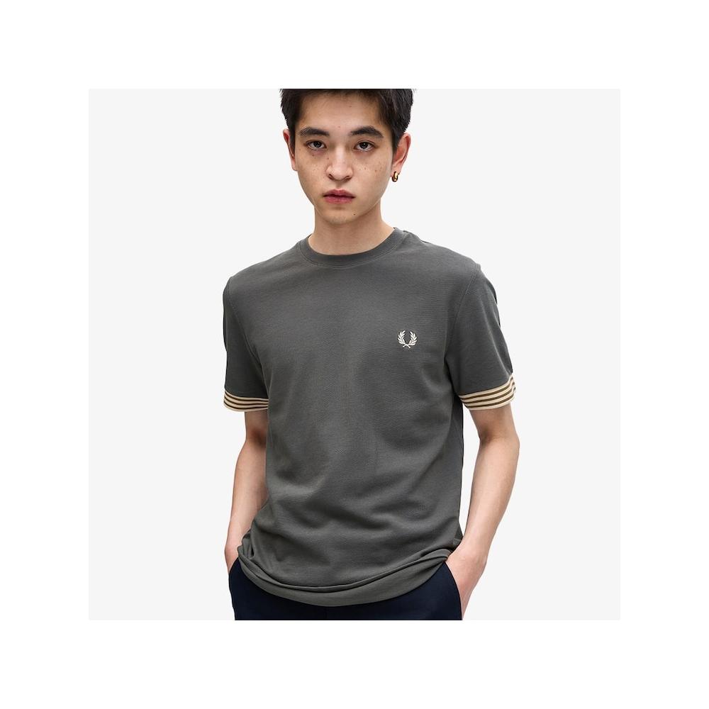 

Fred Perry [headquarTers Genuine] Fred Perry [sharp] STriped Cuff T shirT 638 Afpm2417707 638 qzgAfpm2417707 638 M