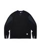MADDEN Color Block String Long Sleeve Black