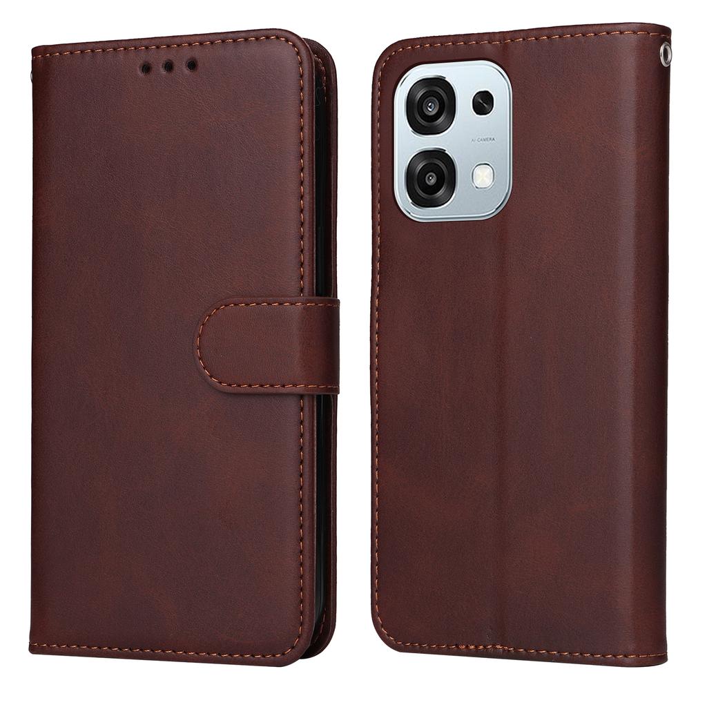 For Oppo A6 5G Case Wallet PU Leather Folio Flip Phone Cover