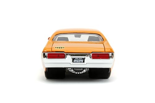 JADATOYS 1:24 BTM 1969 Pontiac GTO Judge Diecast Car, Orange