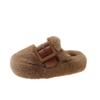 Shoes Woman Brand Slippers Casual Cover Toe Fur Flip Flops Flock Platform Pantofle Luxury Plush Flat New Slides with Fur Rubb