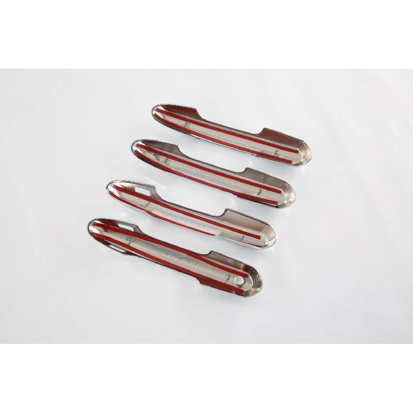 For Toyota Highlander 2020-2023 Silver OutSide Door Handle Chrome Cover Trim ABS