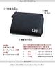 Lee Coin and Size Wallet, Purse, 0520372, L-shaped Zipper, Men's Women's (free (unisex), Chocolate)