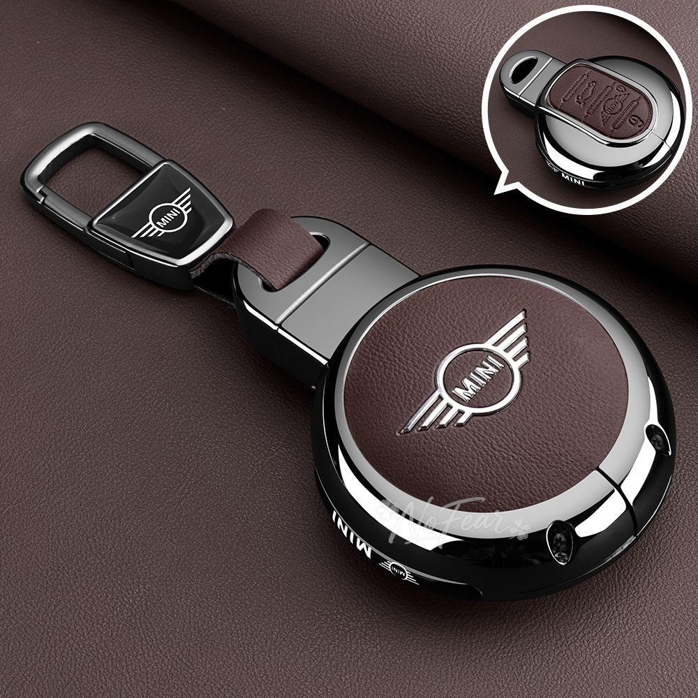 BBIO8 Zinc alloy Car Remote Key Cover Case Shell Protector For BMW MINI COOPER S ONE JCW F54 F55 F56 F57 CLUBMAN COUNTRYMAN Stickers