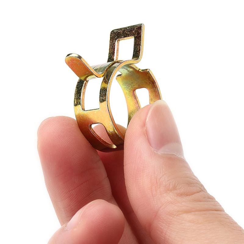 Water Pipe Tube Clamps Fuel Replacement Air Hose 65Mn Spring Steel Set