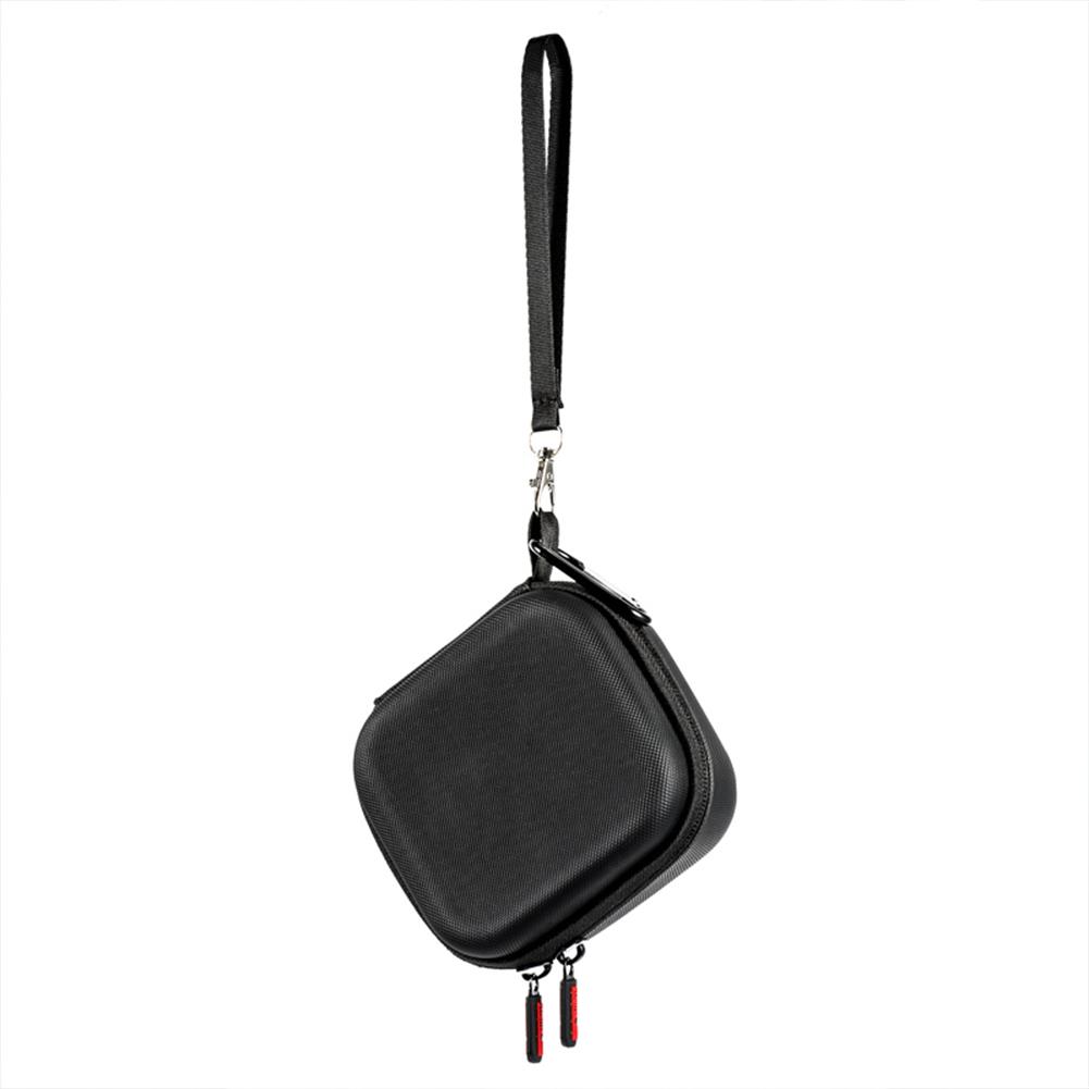 

Portable Handbag Diamond Pattern PU Outdoor Protective Storage Bag With Anti-drop Hand Rope Carabiner Compatible For Hero 10 1110667#0