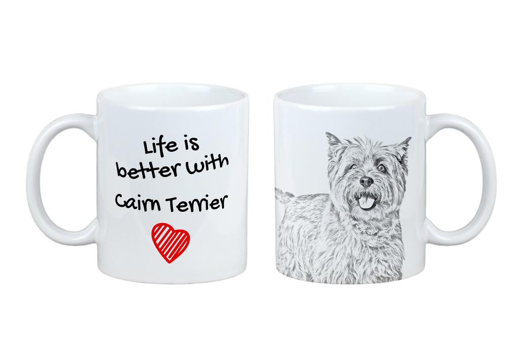 Cairn Terrier - cup with a dog, cup with a photo, personalized gift from the Art-Dog brand