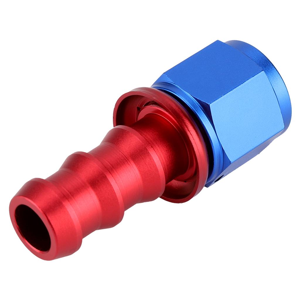 AN10 Straight 45 90 180 Degree Push On Twist Lock Oil Gas Fuel Line Hose End Male Fitting(Straight)