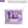 7Pcs Travel Bottle Set Leakproof Refillable Containers For Toiletries Shampoo Conditioner Portable Space-Saving Travelessentials