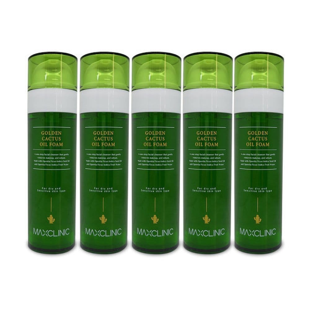 

MAXCLINIC Golden Cactus Oil Foam 110ml 5pcs