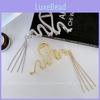 Elegant 2023 Spring Rhinestone Tassel Hair Clip Luxurious Metal Claw Clip For Women