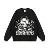 Vintage Washed Cotton Tee Unisex Oversized Streetwear Short Sleeve T-Shirt Retro Hip Hop Style