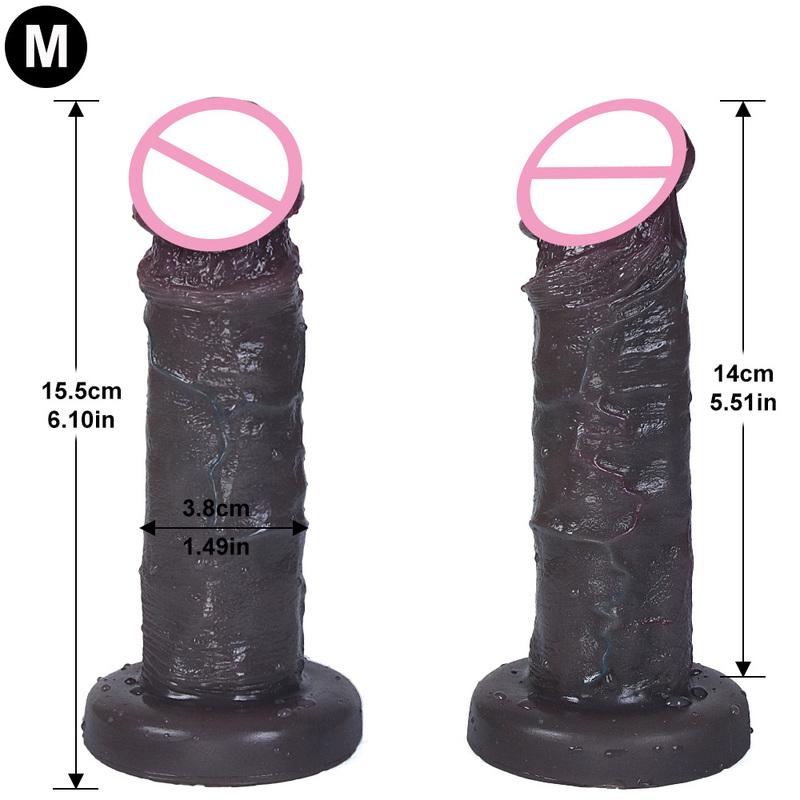 Realistic Dildo Silicone Soft Huge Adults Sex Toy for Women Suction Cup Big Dick Anal Plug Vaginal Small Penis Masturbators Gift