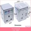 British Plug Converter with Independent Switch for Hong Kong/Singapore