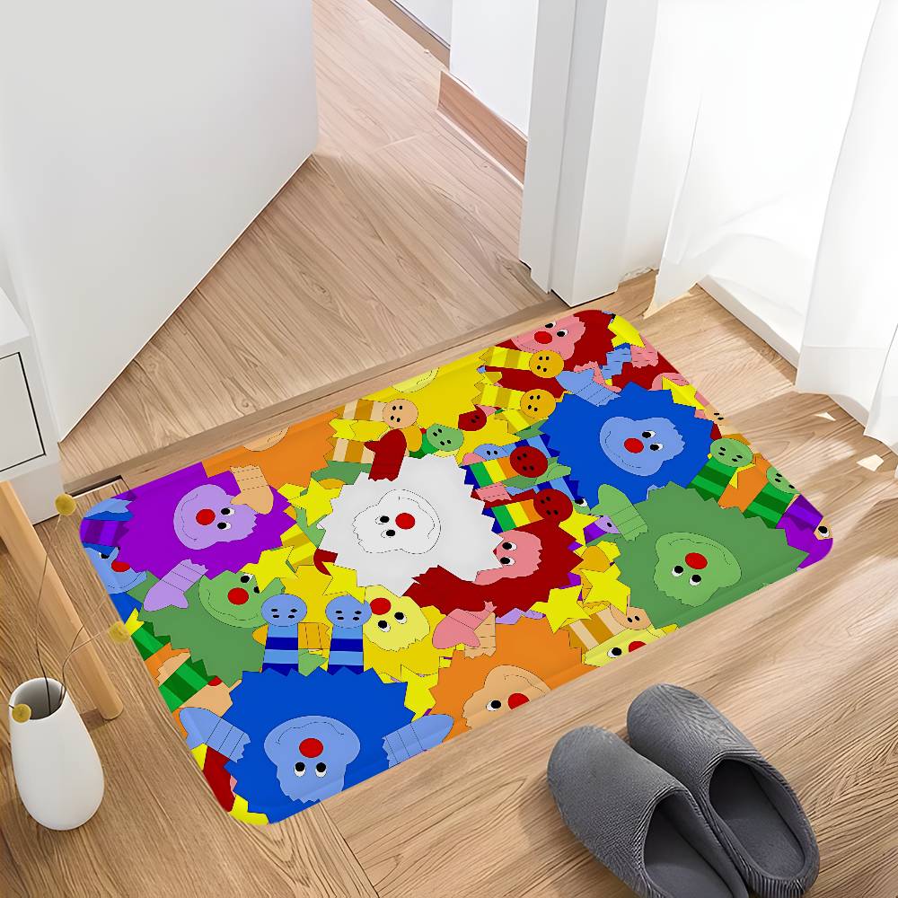 Rainbow Brite Anime Hallway Carpet Non-Slip Laundry Room Mat Laundry Decor Balcony Child Living Room Bedside Area Rugs