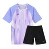 Maglietta da Badminton Unisex a Maniche Corte Sportiva Uomo Donna Bambini Studenti Pallavolo Allenamento Competizione Uniforme di Squadra