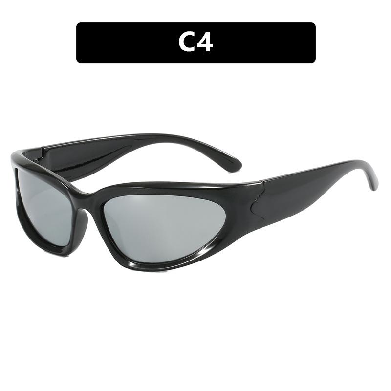 New Children Cycling Sunglasses Sun Protection Fashionable Simple Hip Hop Street Style Personalized Sporty Eyewear