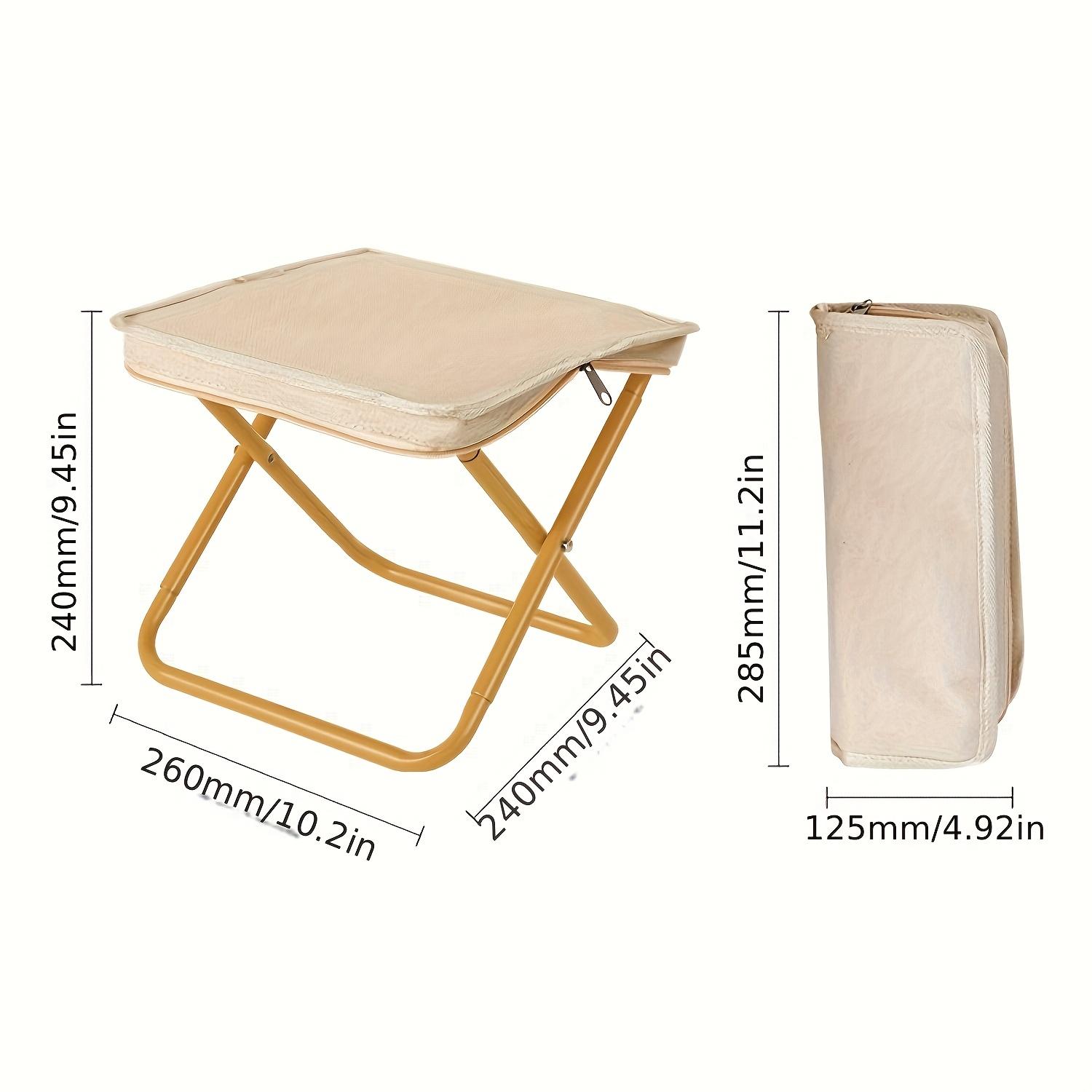 

Portable Multifunctional Outdoor Picnic Camping Folding Chair, Ultra Light Fishing Stool, Travel Stool, Fishing Accessories Set