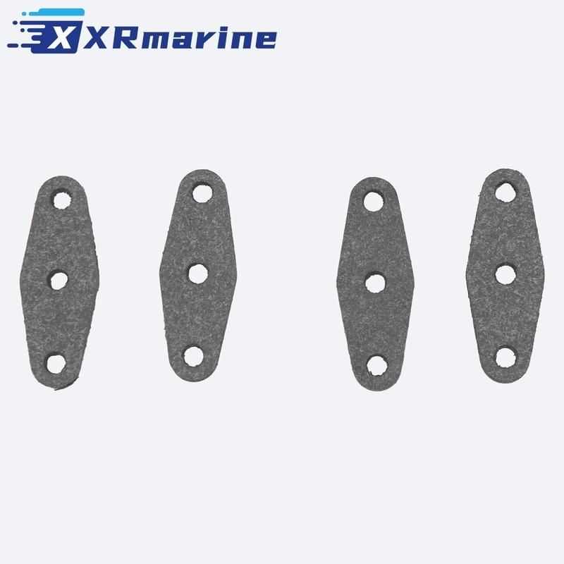 4pcs Fuel Pump Gasket Set for Yamaha 2-Stroke 40HP 40X E40X 650-24431-A0-00 чёрный