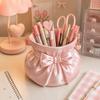 3D Printed Storage Box Creative Makeup Brush Storage Case Container Bow Pen Holder  Home Decoration