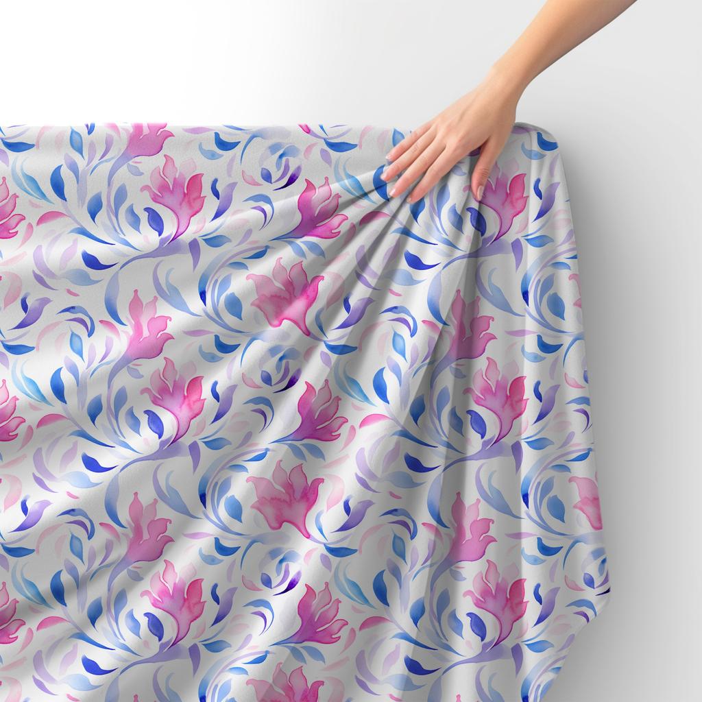Royal Samt Stoff Polyester Zum Nähen - Motiv Abstraktion - Rdx2897