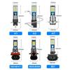 2Pcs 9005 9006 LED Headlight H11 H8 H9 H10 H1 H3 Car Fog Light Bulbs DRL H4 H7 Auto Driving Running Lamps 6000K 8000LM 80W 12V