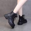 2025 fashion versatile new locomotive boots Martin boots fashion versatile thick-soled British velvet short boots