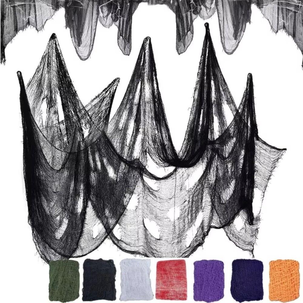 Scary Blood Gauze Cloth Reusable Spooky Mesh Gauze Scene Prop Creepy Gauze Cloth Secret Room