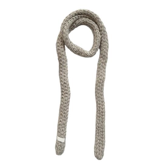 Women Knitting Scarf Solid Color Thin Long Scarf Warm Soft Touch Scarf Outdoor Home Winter Accessory