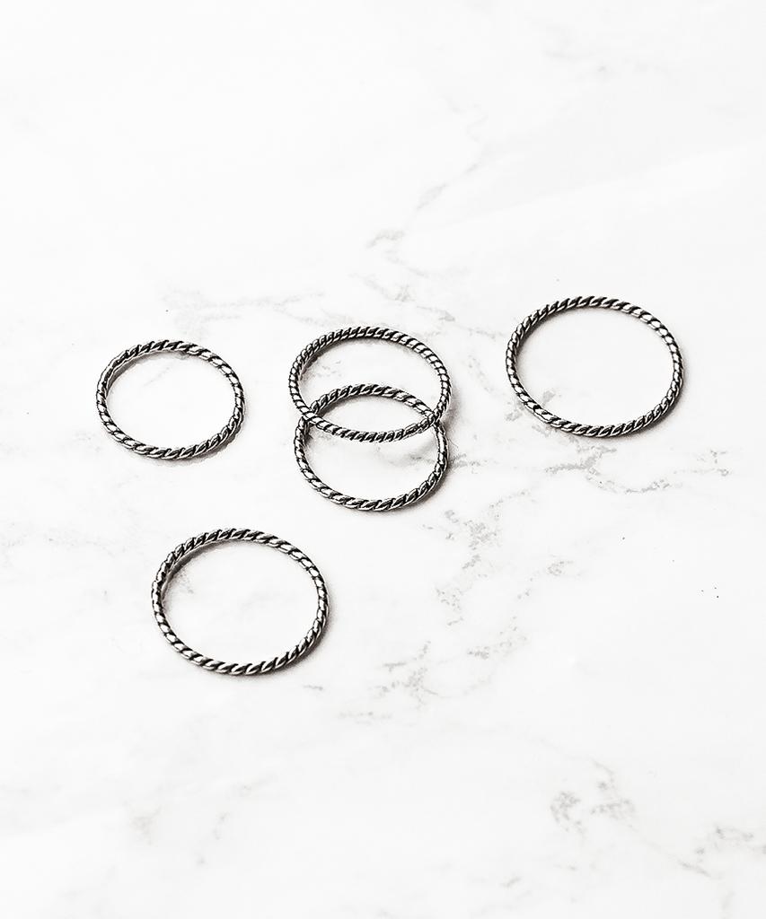 One Enough Five Twisted Ring