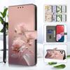 Magnetiskt Fodral med Flik i Läder för Samsung Galaxy A03S A04S A05S A12 A13 A14 A15 A16 A25 A26 A35 A36 A55 A56 Målat Plånboksfodral
