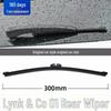 Jingche Frameless Silent Wiper Blades for Lynk & Co 01 Front and Rear Windshields