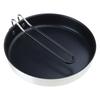 Portable Frying Pans with Storage Bag Nonstick Skillets Light Weight Grill Pans Outdoor Cookware for Camping Travel
