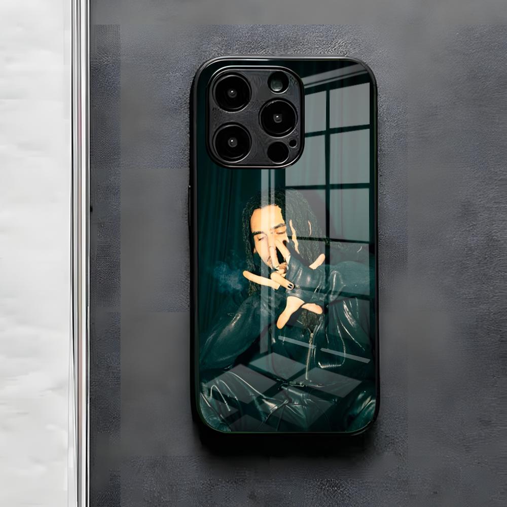 Rapper Matue 333 Phone Case For IPhone 17 Air 16 E Pro Max 15 14 13 Mini 12 Pro 11 Max Plus Black Glass Cover