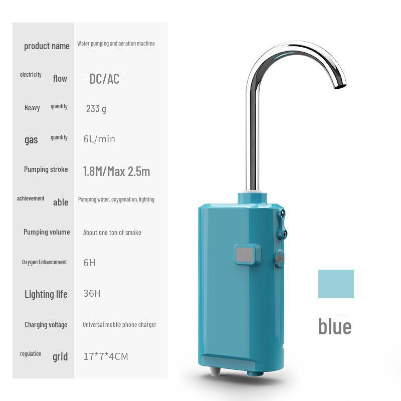 Smart Induction Fishing Pump: Multi-Function Water Extractor & Oxygenator