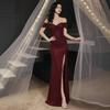 Sexy Night Dress, Evening Dress with Sleeves, SPA Foot Massage K-song Club, Soft Massage Technician, Working Clothes Look Thin